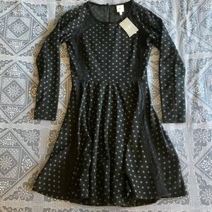 Anthro black dress